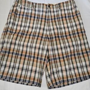Polo Jeans Company Ralph Lauren Plaid Shorts Mens Size‎ 38 Casual Tartan Plaid